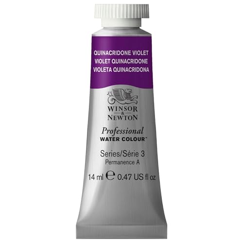 Winsor & Newton Professional Watercolor Paint, 14ml Tube - Quinacridone Violet