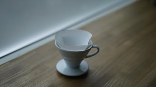 Hario V60 Paper Coffee Filters, Size 01, White, 100 Count Box