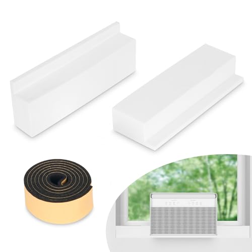 U-Shape AC Window Foam Block with Seal Strip - Energy Efficient