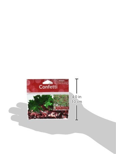 Creative Converting Holly and Berries Foil Confetti, 0.5 oz