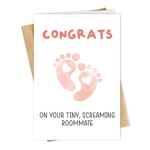 Cute Baby Shower Card for New Parents - Congratulations Gift