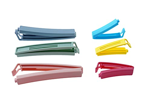 Yarall 30 PCS Plastic Food Bag Clips - Curved Design for Freshness