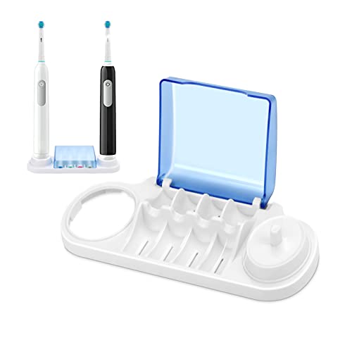 Electric Toothbrush Holder for Braun Oral-B with Charger & Brush Head Storage
