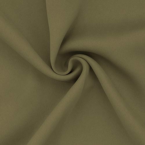Easy-Going Khaki Thermal Blackout Curtains, 2 Panels 52x63