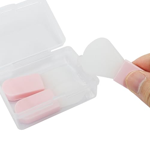 Silicone Face Mask Brush Set 3PCS - Pink Makeup Spatula for Facial Mud