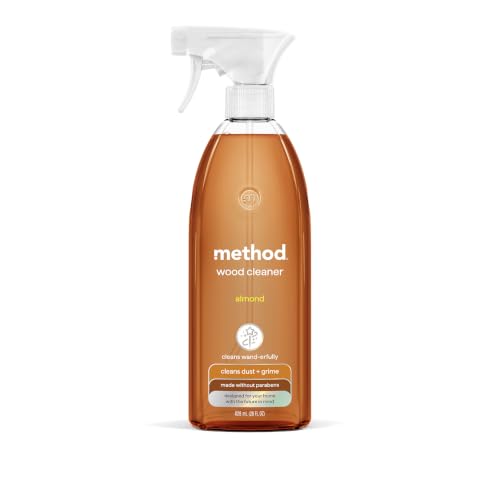 Method Daily Wood Cleaner Almond Scent - 28 Fl Oz, Safe for Sealed Wood Surfaces