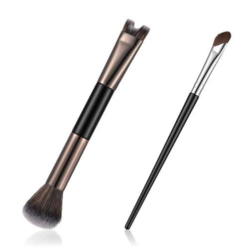 Dual Ended Nose Contour Brush Set U-Shaped Sculpting Tool 2Pcs