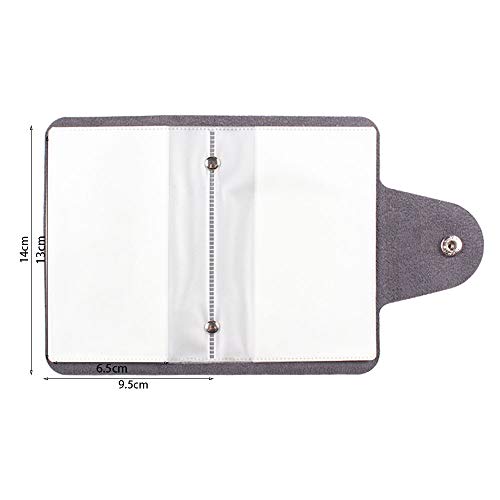 FingerAngel Nail Stamping Plate Holder 20 Slots Black Storage Case