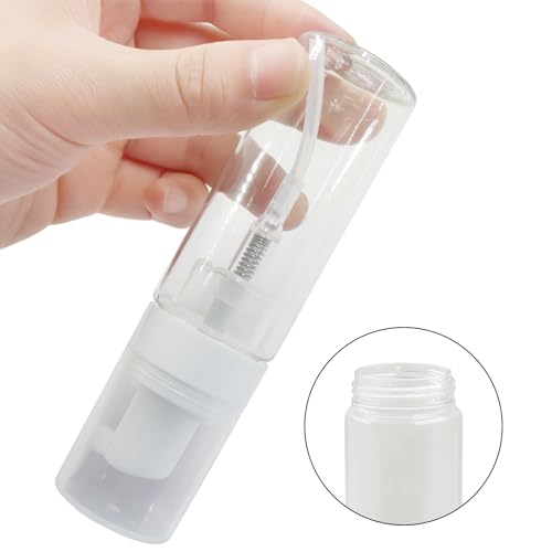 Auvotuis 1.7 oz Travel Foam Pump Bottle, 2 Pcs Leakproof Refillable Dispenser