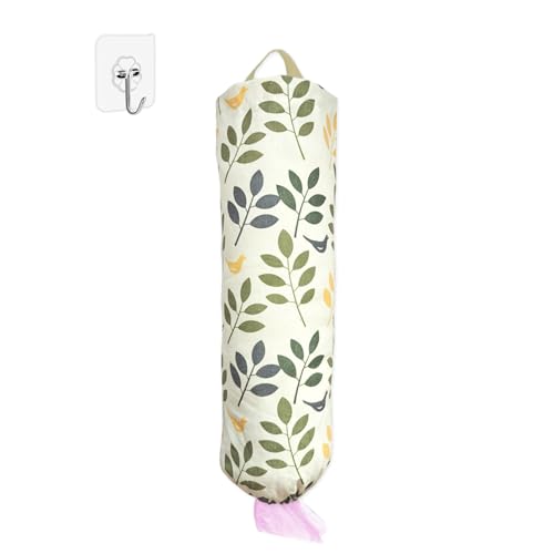 SYIPO Wall Mount Plastic Bag Holder - Reusable Grocery Bag Organizer, Tree Branches