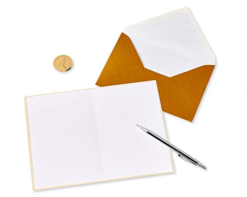 Papyrus Blank Greeting Card - Red Hummingbird Foil Design