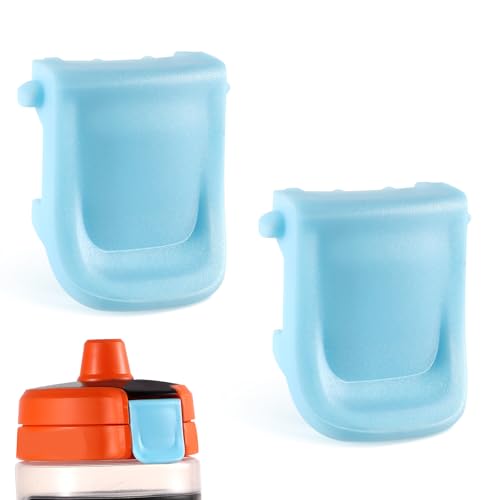 2pcs Replacement Lid Clip, Bottle Clasp for Gatorade GX (Light Blue)