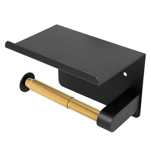 Adjustable Stainless Steel Toilet Paper Holder Roller, Gold Replacement Rod
