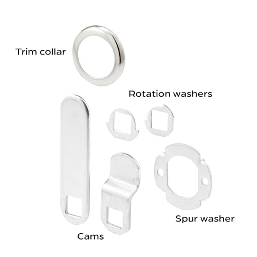 Prime-Line Drawer & Cabinet Lock - 1-1/8 inch, Fits 13/16 inch Panels, Keyed Different Security