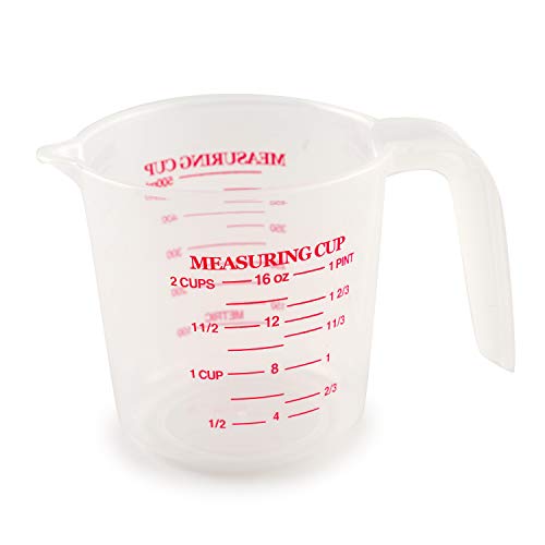 Norpro Multicolored Plastic Measuring Cup - 4" x 6.5"