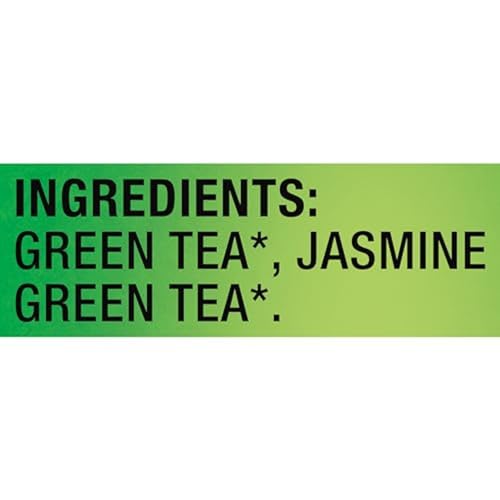 Lipton Green Tea with Jasmine - 240 Count (40 Bags x 6 Pack) - Unsweetened & Caffeinated