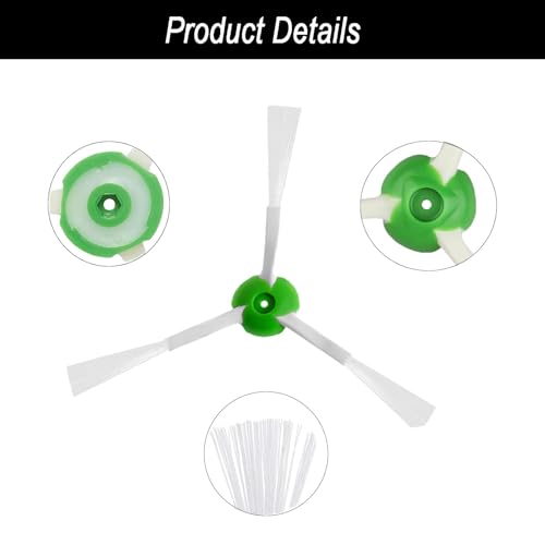 iRobot Roomba Replacement Side Brush Parts - 3-Pack for i7/i6/i3/j7/e5/e6 Series