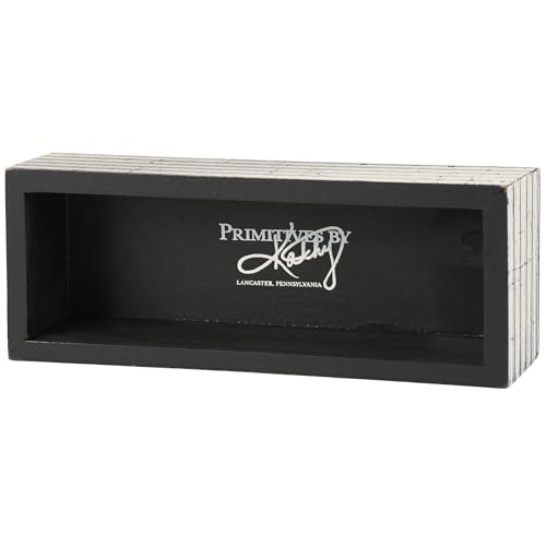 Primitives by Kathy 31127 Pinstriped Trimmed Box Sign, 8" x 3", A Good Day
