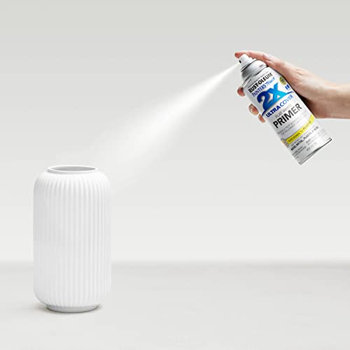 Rust-Oleum Painter's Touch 2X Spray Primer, Flat White, 6 Pack