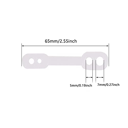 20 Pack Silicone Windproof Clothes Hanger Clips - Non-Slip Locking Straps