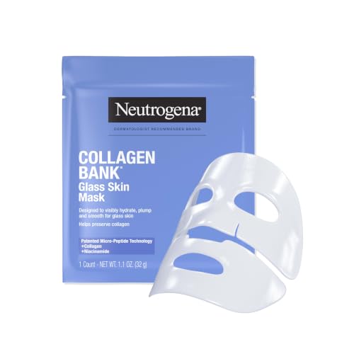 Neutrogena Collagen Bank Glass Skin Hydrogel Face Mask 1 Ct