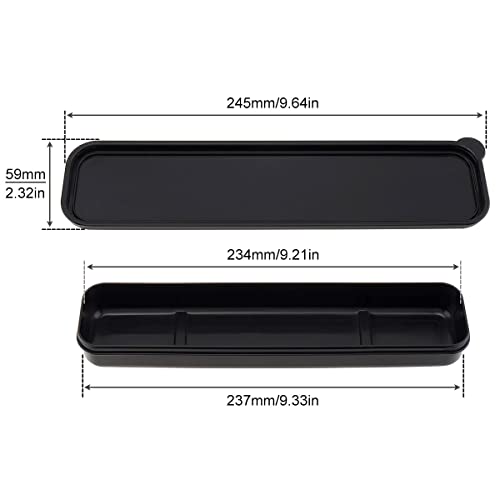 Portable Flatware Box - Travel Cutlery Storage Case (Black)