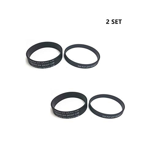 Dyson Vacuum Cleaner Replacement Belts - Compatible with DC04, DC07, DC14, DC33 (2 Sets)