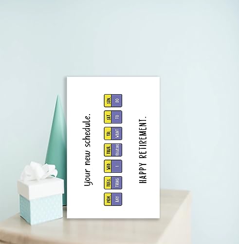 Funny Retirement Card for Him & Her - Humorous New Job Gift