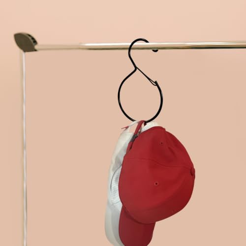 4-Pack Metal Belt Hanger Closet Organizer for Belts, Ties, and Scarves