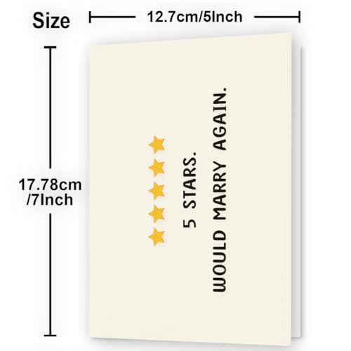 C-Style Happy Anniversary Card for Couples | Funny Valentine Gifts