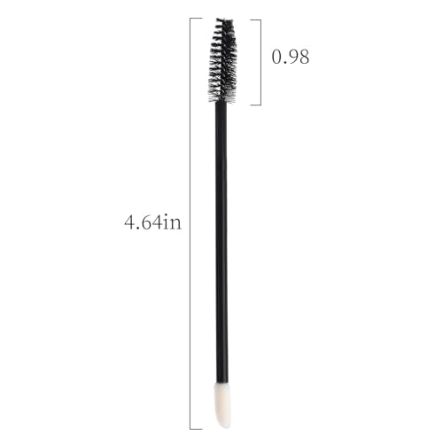 Disposable Double-Head Mascara Brush and Lip Wand 50pcs