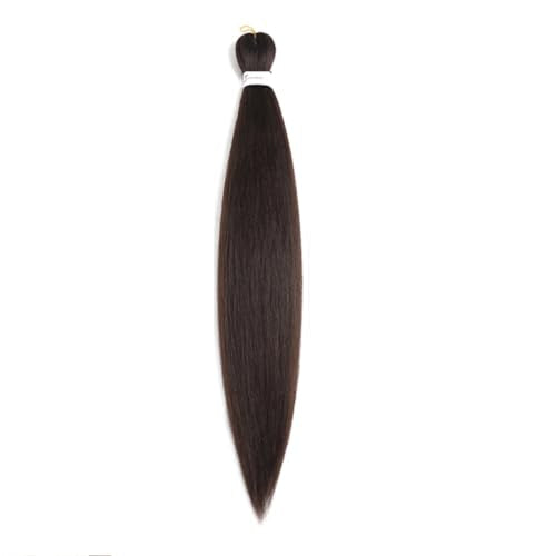 Xiaofeng 26-Inch Pre-Stretched Yaki Braiding Hair Extensions Light Black