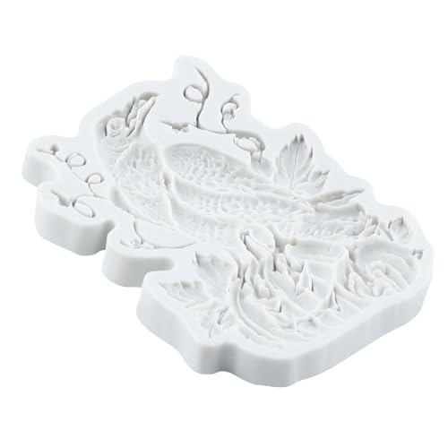 Halloween Crow Silicone Fondant Mold for Cake Decorating