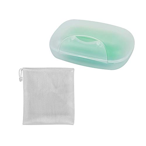 Travel Soap Case Holder with Lid, Waterproof Soap Dispenser for Bathroom & Camping
