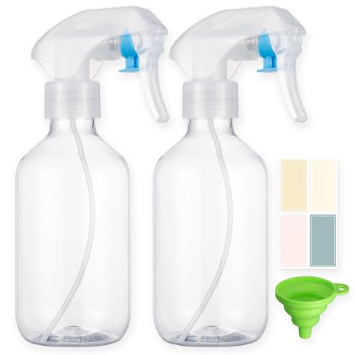 Atdcoek Leakproof Fine Mist Spray Bottle 2 Pack 300ml for Hair and Plants