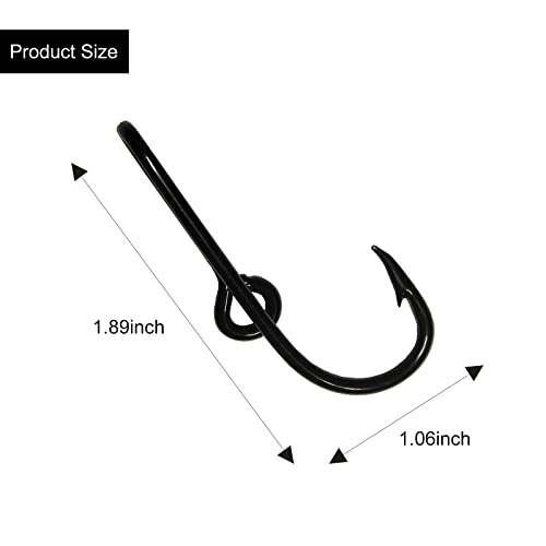 Worutuk High Carbon Steel Hat Pins and Hook Set - 4 Piece Pack