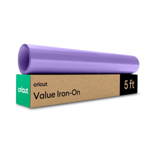 Cricut Value Iron-On Heat Transfer Vinyl - Lilac, 12 in x 5 ft Roll