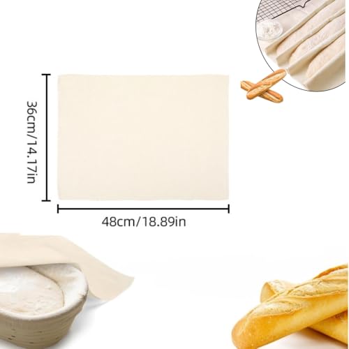 Cotton Bread Towels for Sourdough Baking - 14.1 x 17.7 Inch