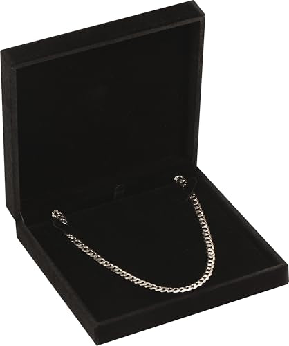 LAODA Black Velvet Necklace Gift Box for Chokers & Pearls