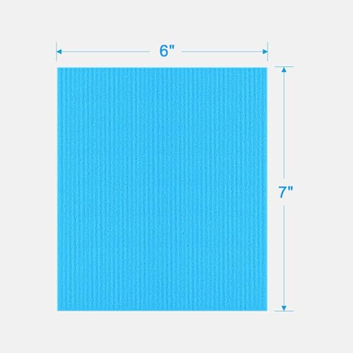 HOMEXCEL 10-Pack Swedish Dishcloths - Reusable, Absorbent Cleaning Cloths