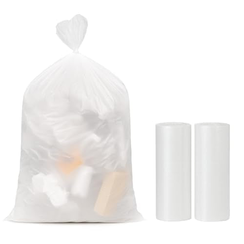 Heavy Duty 15 Gallon Trash Bags 40 Count Leak-Proof Garbage Liners