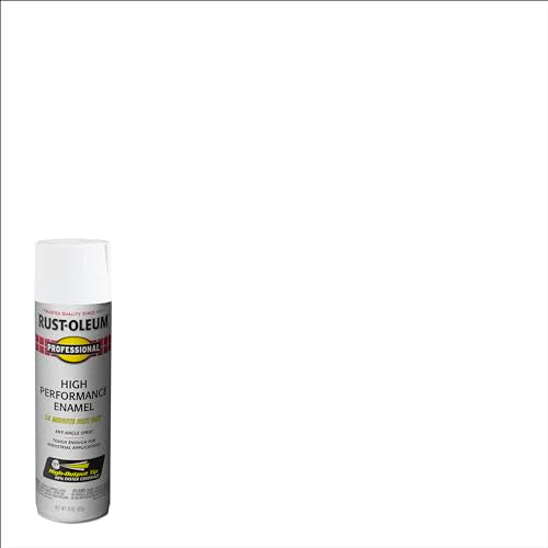 Rust-Oleum Professional Semi-Gloss White Spray Paint, 15 oz - Corrosion Resistant & Fast Drying