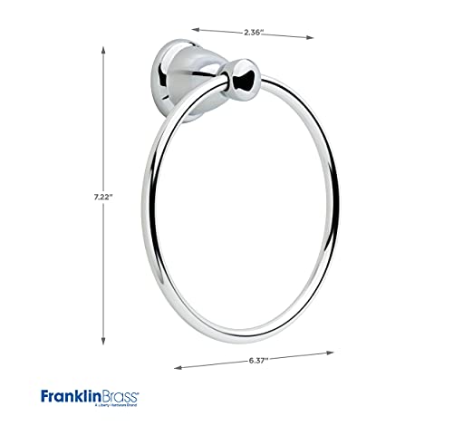 Franklin Brass Kinla Polished Chrome Hand Towel Holder - Wall Mounted