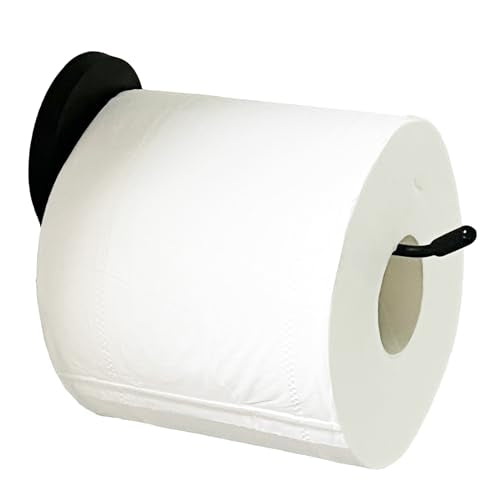 AUXPhome Magnetic Toilet Paper Holder - Stainless Steel No-Drill Roll Stand