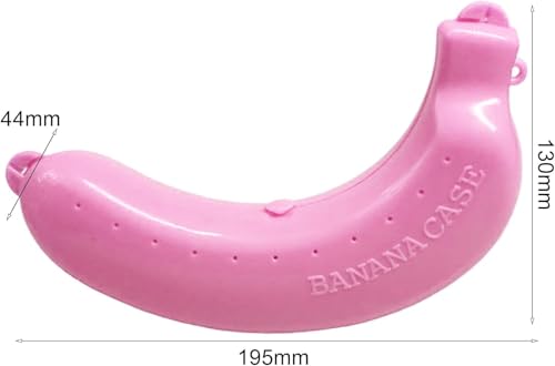 BPA-Free Banana Storage Container - Durable Travel Case for Freshness