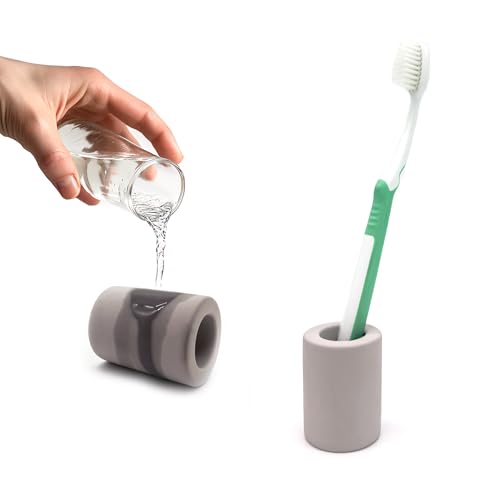 Diatomite Toothbrush Holder - Quick Dry & Space Saving Design