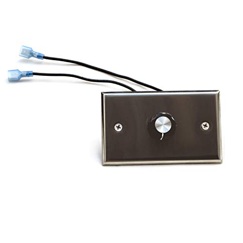 Variable Speed Fireplace Fan Control Kit - Electric Rheostat Switch for Blower Fans
