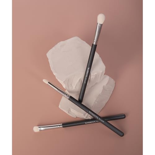 MARROSA Professional Eyeshadow Brush Set 3-Piece Blending and Eyeliner Tools