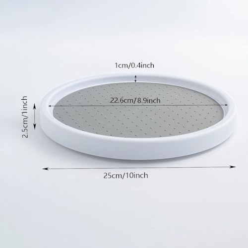 10-Inch Lazy Susan Turntable - Non-Skid Kitchen Organizer