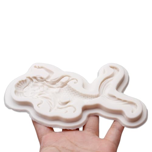 Mermaid Silicone Mold for Fondant, Chocolate, and Cake Decoration